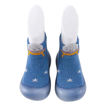 Cute and Comfy Cotton Newborn Baby First Walkers – Soft-Soled Indoor Casual Shoes, Breathable and Non-Slip Baby Shoes