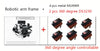 360° 6 DOF Robot Metal Alloy Mechanical Arm Claw Kit MG996R for Arduino, Robotics Educational Kit, PS2 Programmable Toy