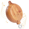 Wooden Baby Crib Mobile Bracket – Natural Wood Bed Bell Hanger for Newborns 0-12 Months