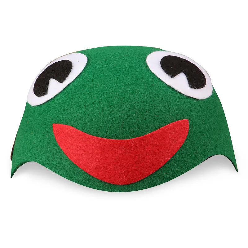 Kids Forest Animal Felt Party Hat – Duck, Bird & Rabbit Carnival Cap | Children's Day Party Costume