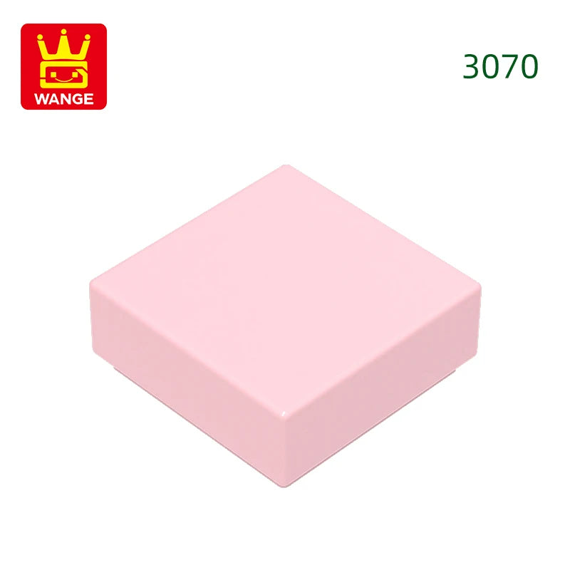 Wange 666PCS Wooden MOC Loose Parts – 1x1 Light Area Building Blocks, DIY Toy Assembly Set for Children, Compatible with Bricks, Gift with Storage Box