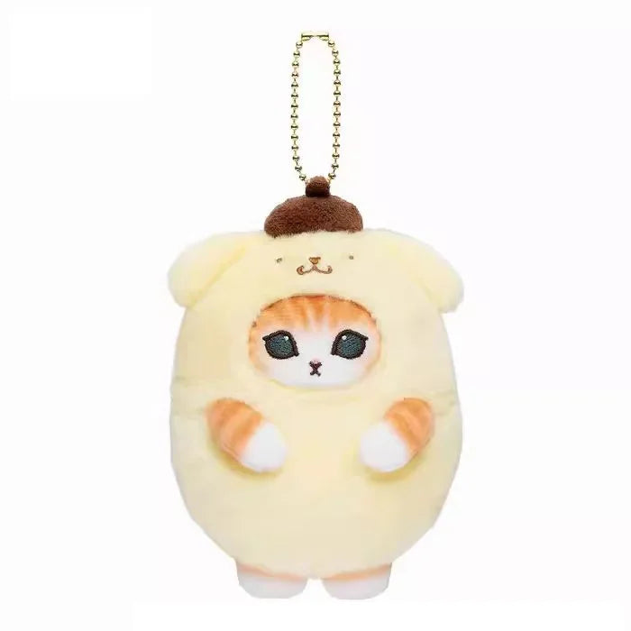 Sanrio Hello Kitty Gudetama Kero Kero Keroppi Plush Backpack Pendant Keychain Gift