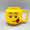 Cartoon Ceramic 250ml (8.5 fl oz) Mug — Cute Impish Figure-Head Coffee & Tea Cup, 1-Pack Porcelain Drinkware for Couples & Family
