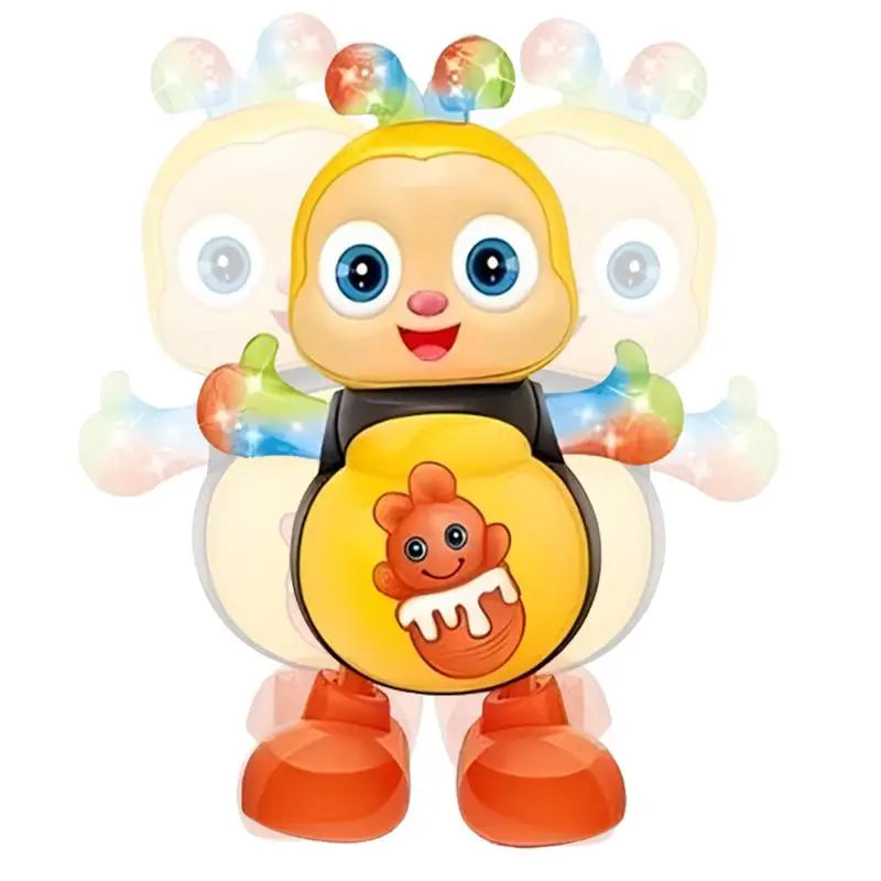 Dancing Bee Vocal Toy with Sound, Flashing Lights, Music, and Dance, Interactive Educational Cartoon Pet for Kids