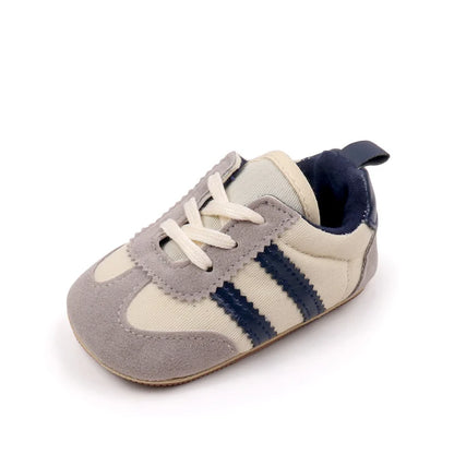 Hot Selling Baby Casual Sports Shoes Spring and Autumn Girls and Boys PVC Sole Anti-Slip Prewalker Shoes BLS4034