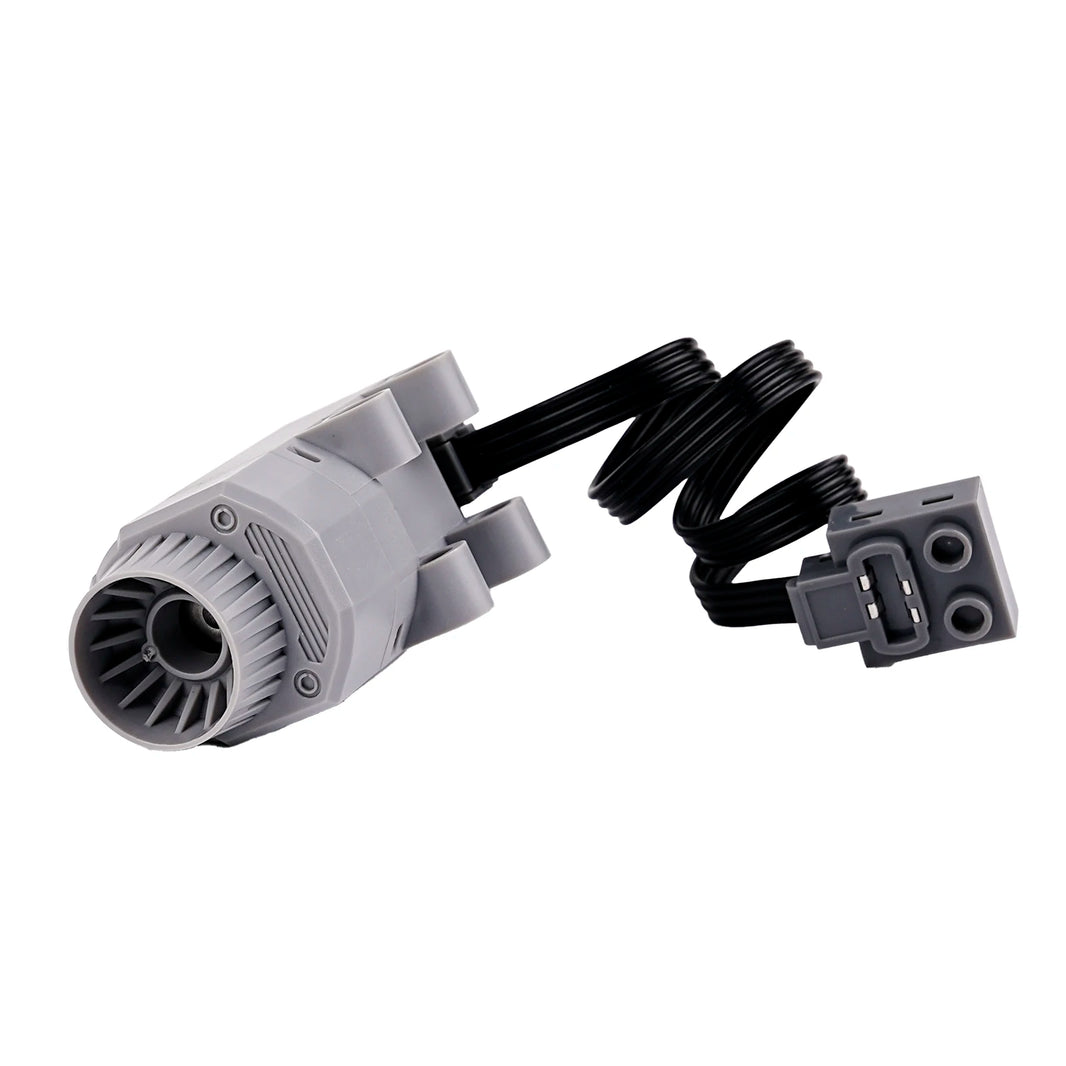 DIY Technical Motor Sprayer – Electric Exhaust Motor for Train and Car Building Blocks