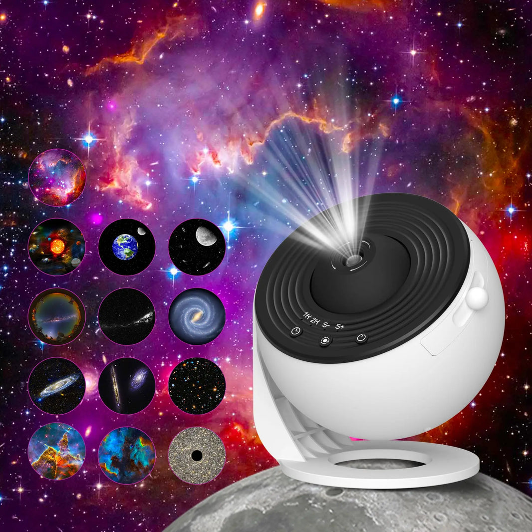 Night Light Galaxy Projector 360° Rotating Starry Sky Planetarium Lamp for Kids Bedroom Gift