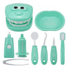 Montessori Doctor Role Play Set - 1 or 9-Piece Tooth Brushing Teaching Aids for Kids, Early Learning Pretend Play