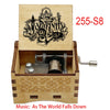 As The World Falls Down Fantasy 18-Note Wooden Music Box New Year Christmas Birthday Gift
