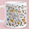 Personalized Custom Name 11 oz Ceramic 3D Pottery Inflated-Effect Coffee Mug – Gift for Mom