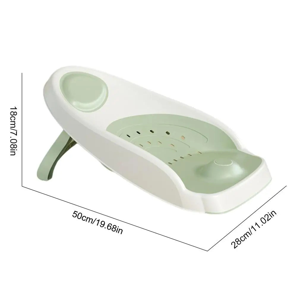 Ergonomic Baby Bath Support Seat – Non-Slip Shower Chair With Drain Holes & Temperature Sensing