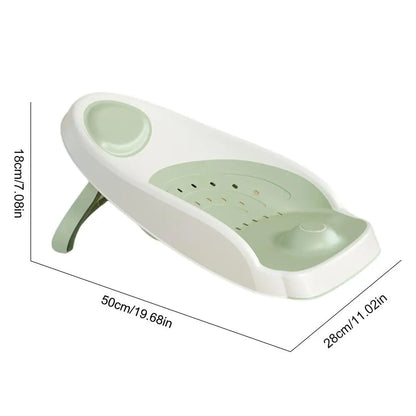 Ergonomic Baby Bath Support Seat – Non-Slip Shower Chair With Drain Holes & Temperature Sensing