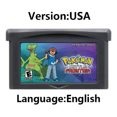 GBA Game Cartridge (32-bit, Pokemon Series, Odyssey Cloud White, FireRed & Silver Rival Rom Hack)