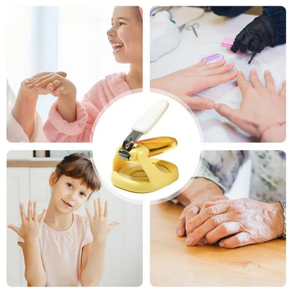 Baby Light Up Nail Clippers, Portable Travel Nail Scissors, Fingernail & Toenail Trimmer, Pocket-Sized Nail Cutter for Kids and Adults