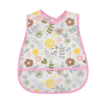 2023 New Cartoon Pattern EVA Waterproof Baby Bibs – Adjustable Feeding Apron with Pocket for Kids, Baby Burp Cloths - Kidzy Market