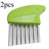 Crinkle Wavy Slicer Knife - Stainless Steel Waffle Fry Cutter for Vegetables and Potatoes
