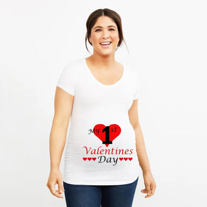 Loading Women Maternity T-Shirt | Short Sleeve Pregnancy Funny Tops | Maternity Clothes | Hot Sale Drop Ship