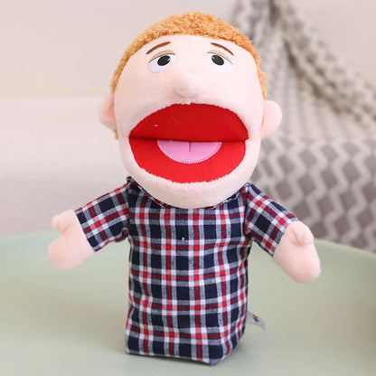 28-33cm Kids Plush Finger and Hand Puppets, Role Play Bedtime Story Toys for Boys and Girls