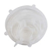 6PCS Reusable Silicone Stretch Lids Fresh-Keeping Bowl Covers