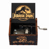 Wooden Hand Crank Theme Music Box Queen Jurassic Park Neverland Valentine’s Day Birthday Holiday Gift