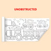 Children’s DIY Drawing Roll – Sticky Color Filling and Coloring Paper Roll for Early Educational Painting and Drawing