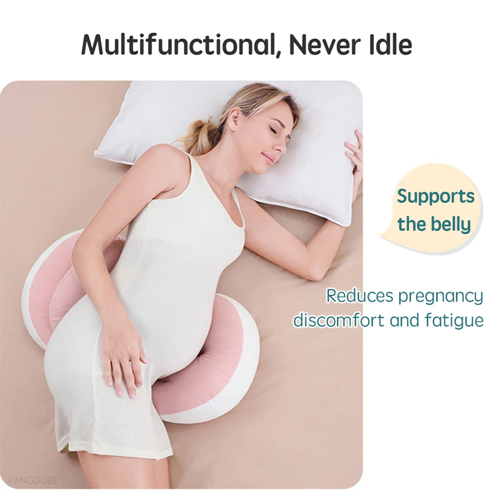 PANGDUBE Pregnancy Waist Support Pillow - Adjustable Body Pillow for Pregnant Women, Pregnancy Care Cushion