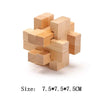 Wooden Lu Ban Brain Teaser 3D Puzzle – Educational Logic Game for Kids & Adults