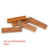 50PCS MOC Tile 1x4 1x3 – Wood Grain & Danger Stripes Pattern, DIY Building Blocks Compatible with 2431 and 63864