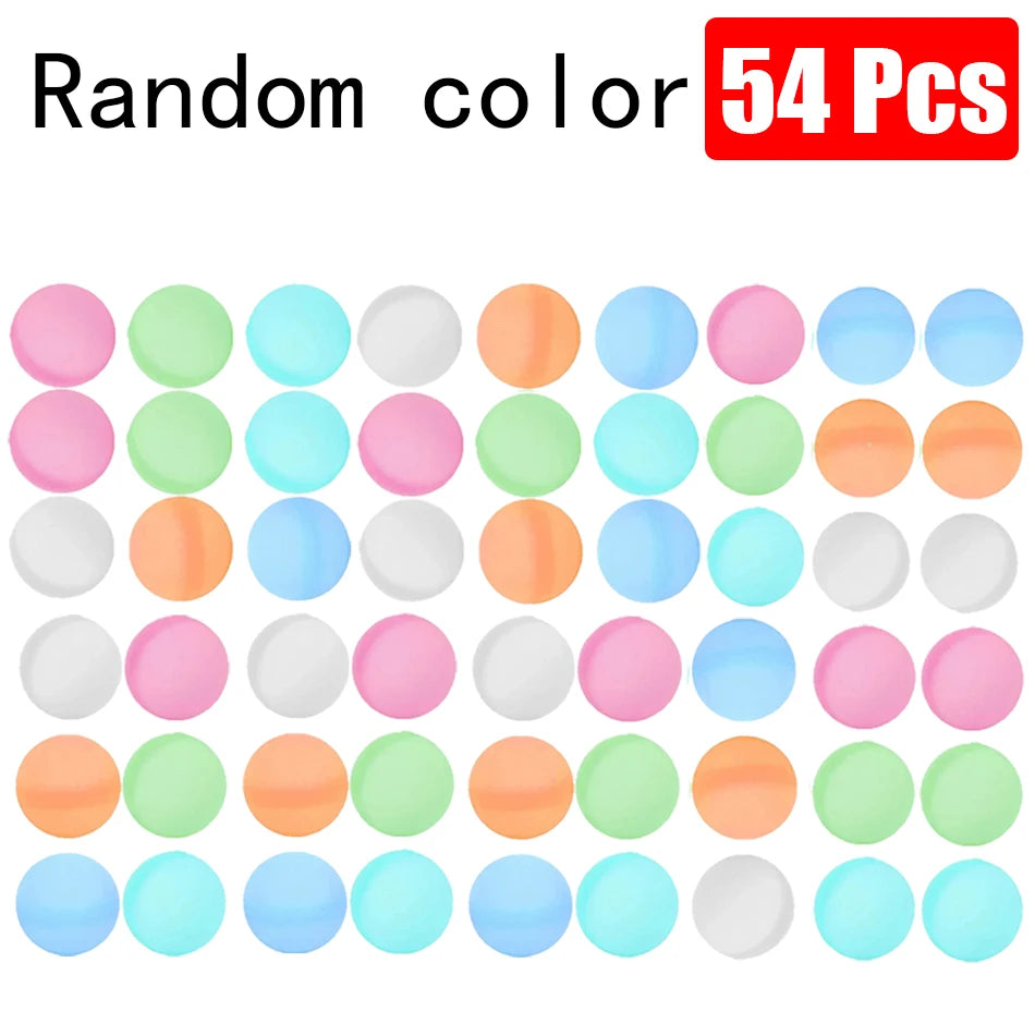 1 to 60-Piece Reusable Silicone Magnetic Water Balloons Set for Pool Games and Water Play
