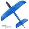 50cm (19.7 Inches) Big Foam Plane Glider Hand Throw Airplane with Light Inertial EPP