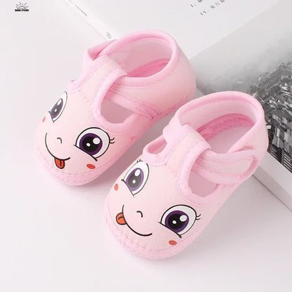 Newborn Cartoon Baby Shoes – Soft Sole First Walkers for Boys & Girls, Spring Autumn Toddler Shoes