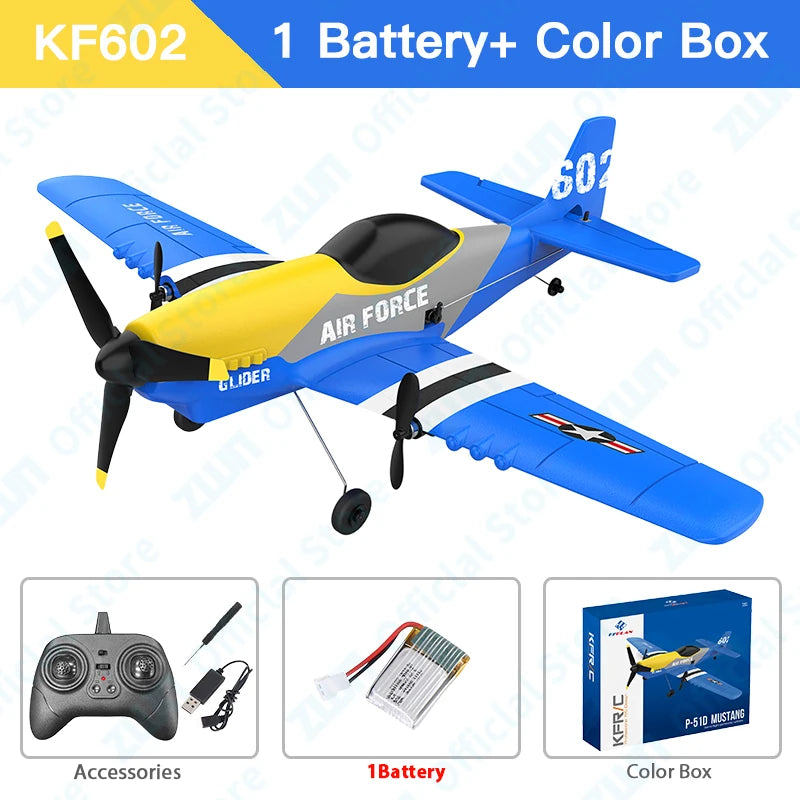 RC Plane KF602 2.4G Remote Control EPP Foam Glider Airplane