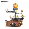 697-Piece Rotating Solar System Building Blocks Set, DIY Planet & Sun Model Tabletop Decoration – STEM Toy Gift