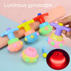 1PC Luminous Lotus Top Rotating Toy – Multicolor Flashing Gyroscope for Children