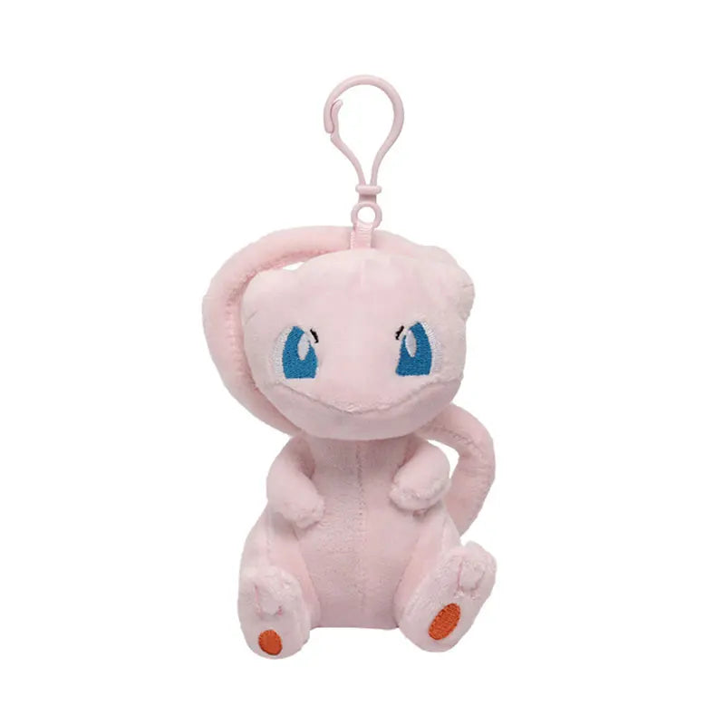 Anime Pokemon Pikachu Mew Snorlax Eevee Bulbasaur Psyduck Plush Backpack Pendant Keychain Gift