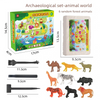 Dinosaur Egg Dig Kit for Kids Ages 3-12 – Glow-in-the-Dark Gem Excavation Fossil Toy, STEM Archaeology Set for Fine Motor Skills
