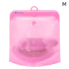 PULISI Silicone Reusable Food Storage Bags - Leakproof Containers (1500ml, 1000ml, 500ml), Fresh-Keeping, Freezer & Snack Storage