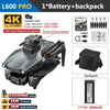 L600 Pro Max GPS Drone 4K 3-Axis PTZ HD Dual Camera Obstacle Avoidance Brushless Motor 5G WiFi RC Quadcopter Toy