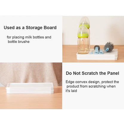 Foldable Baby Bottle Drying Rack with Tray – Travel-Friendly, Space-Saving Dryer for Baby Bottles & Accessories
