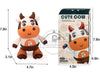 Baby Cow Musical Toy – Dancing and Walking Cow with Music & LED Lights, Interactive Toy for Babies Aged 6 to 18 Months