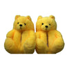 Women's Highland Cow & Teddy Bear Plush Slippers – Soft Indoor Christmas Slip-On, Fits EU 36-41 (26 cm / 10.2 in)