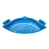 Universal Silicone Clip-On Pot Strainer Colander Anti-Spill Edge Drainer