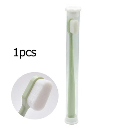Ultra-fine Soft Toothbrush Million Nano Bristle Adult Teeth Deep Cleaning Portable Travel Dental Oral Care Brush