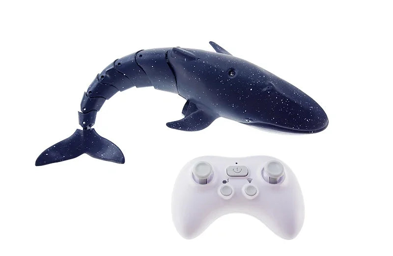 RC Shark and Whale Toy – Electric Remote Control Dolphin Submarine for Pool and Bath