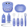 Montessori Doctor Role Play Set - 1 or 9-Piece Tooth Brushing Teaching Aids for Kids, Early Learning Pretend Play