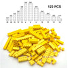122PCS DIY Building Blocks Set – 12 Size Thick Figures, Creative Educational Plastic Bricks, Compatible with 3001 for Children