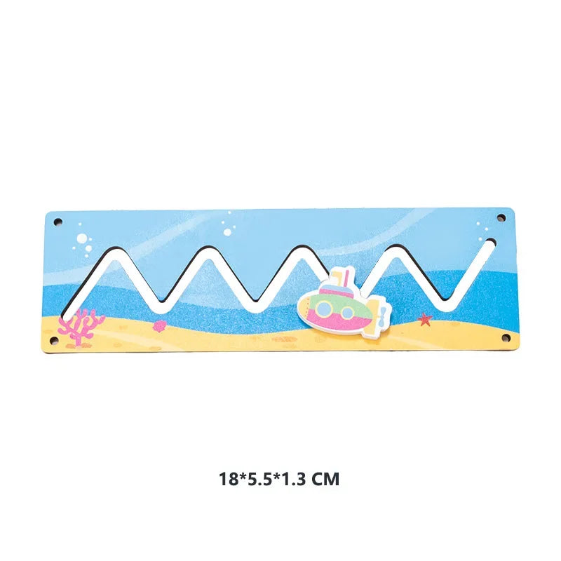 DIY Busy Board Accessories – Montessori Teaching Aids for Baby Early Education, Learning Skill Toy Parts and Wooden Board Games