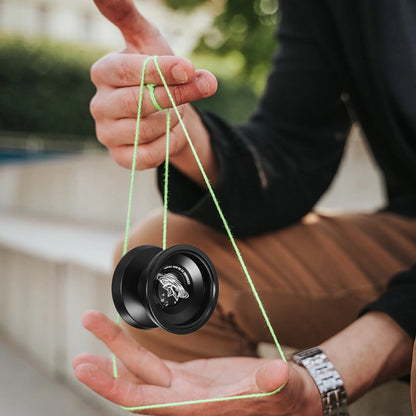 LESHARE Yoyo Ball - Aluminum Trick Yo-Yo with Bearing, Strings, and Gloves, Competitive Classic Toy Gift