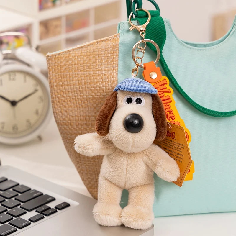 Cute Dog Plush Pendant Keychain, Bag and Car Accessory Gift for Children