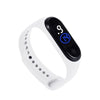 Fashion Kids Sports Waterproof LED Digital Watch Two-Tone Silicone Strap for Teen Boys and Girls